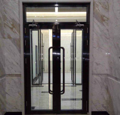 大玻璃防火門圖片